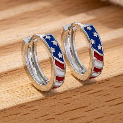 Refined Liberty Horizon Hoop Earrings