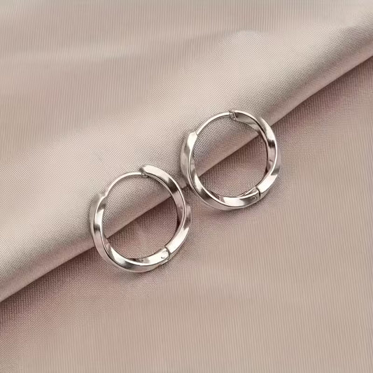 Sculpted Serenity Classic Hoops