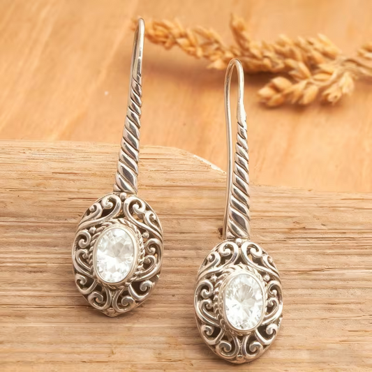 Luminescent Filigree Elegance Earrings