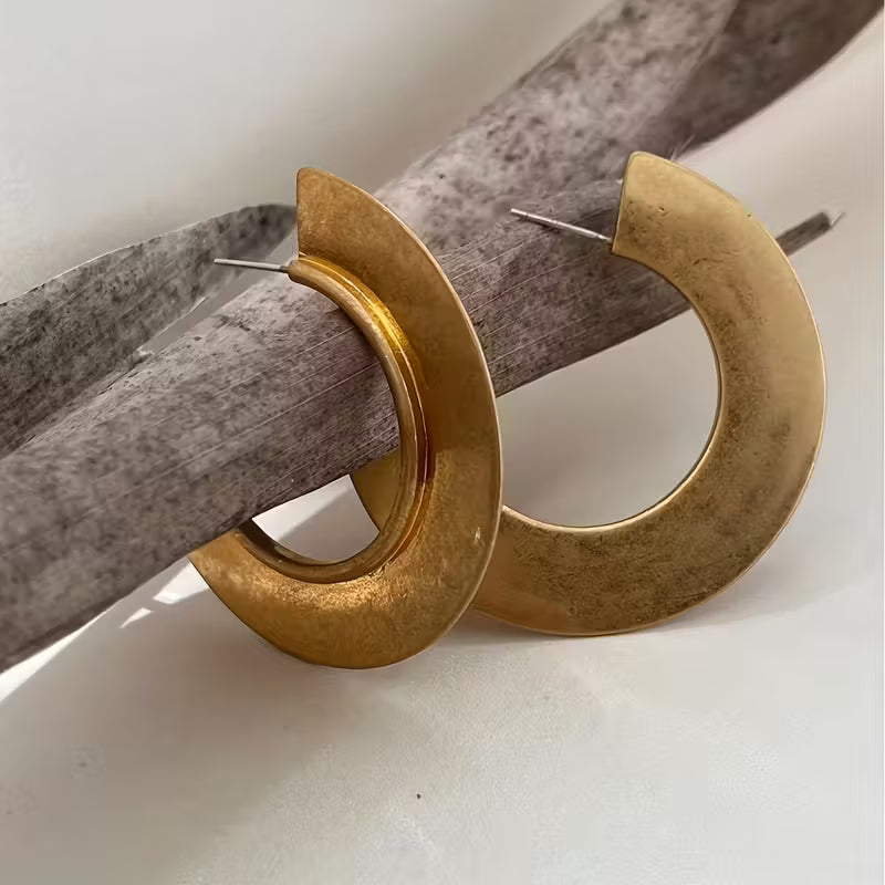 Minimalist Retro Geometric Earrings