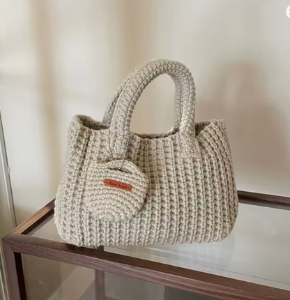 Crochet Bag with Matching Mini Pouch