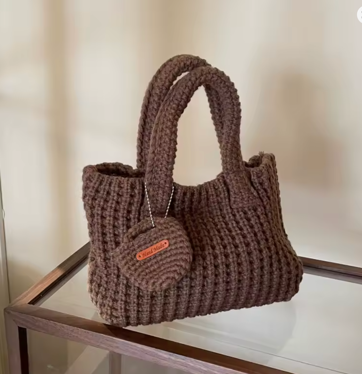 Crochet Bag with Matching Mini Pouch