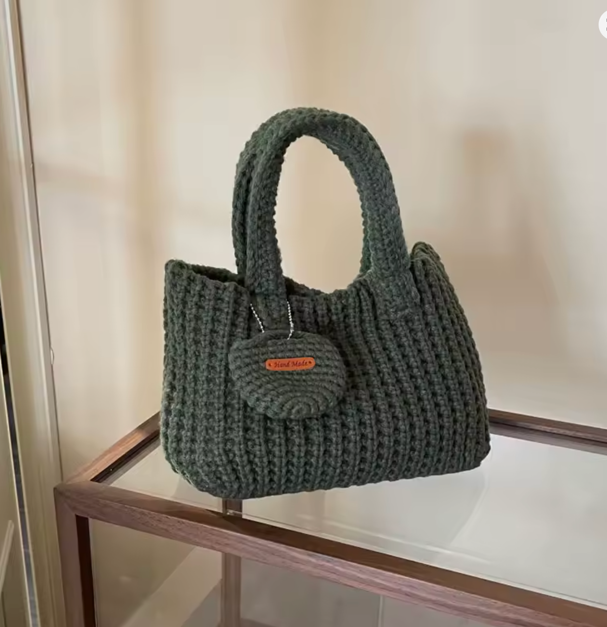 Crochet Bag with Matching Mini Pouch