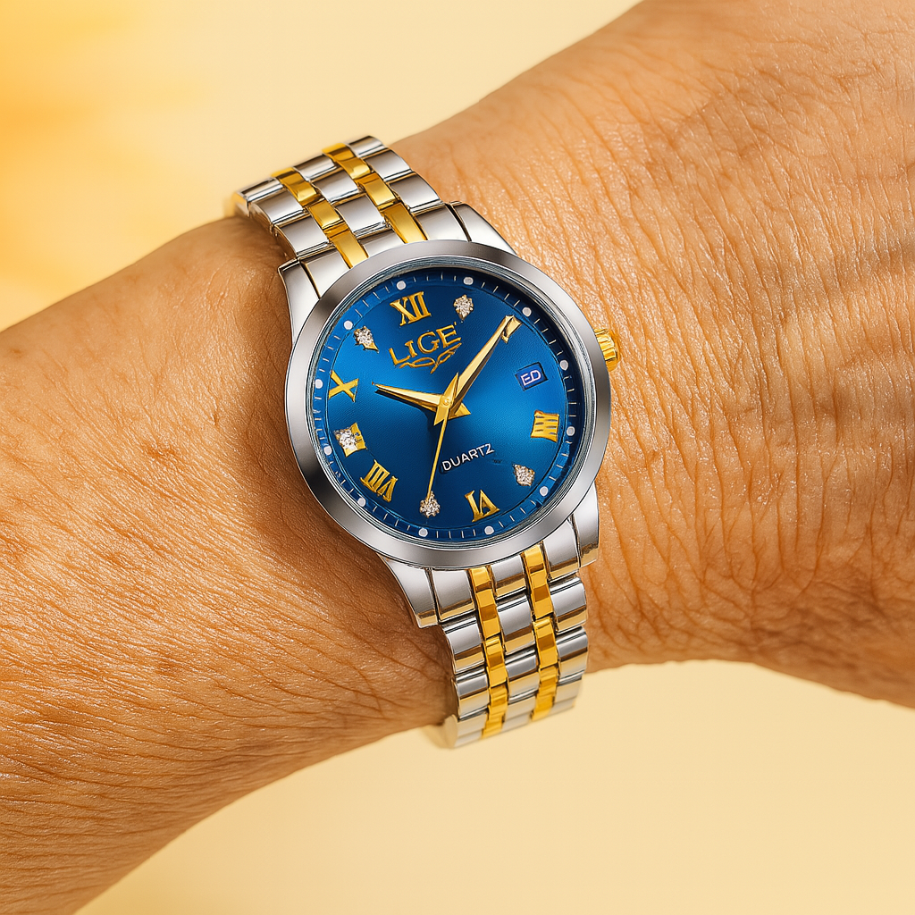 Reloj de cuarzo minimalista ultrafino con luminiscencia