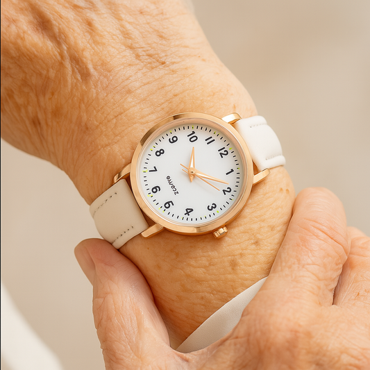 Extravagant Minimalist Quartz Watch with Clean Lines