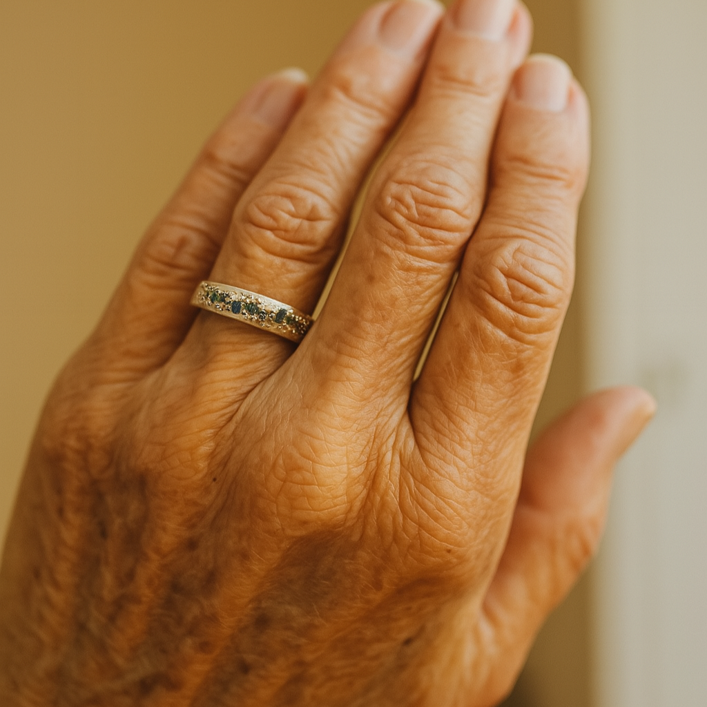 Vintage Gold Colorful Ring