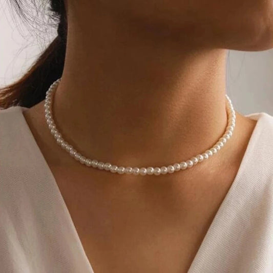 Oferta 1+1: Collar de cuentas en plata
