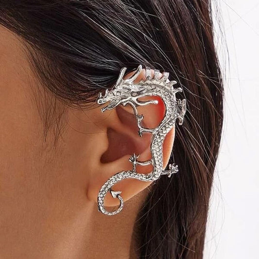 Oferta 1+1: Pendientes Dragón de Plata