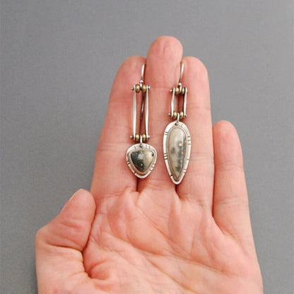 Oferta 1+1: Pendientes "antiguos" asimétricos