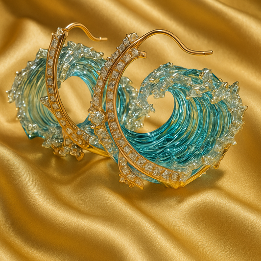 Ocean’s Wave Earrings