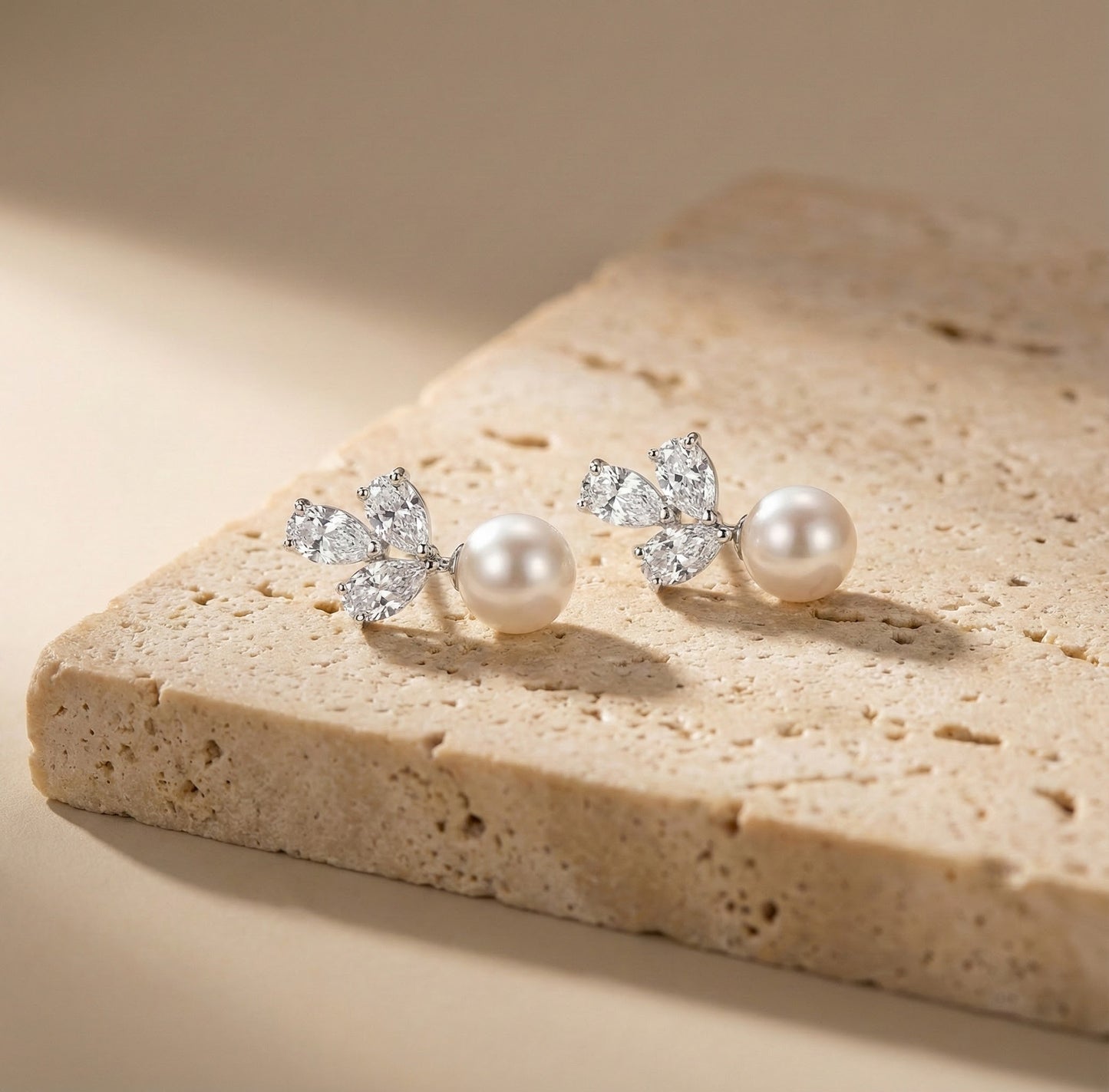 Pearl Blossom Radiance Studs
