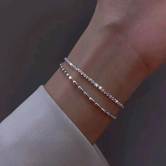 Oferta 1+1: Pulsera de Plata con Circonitas