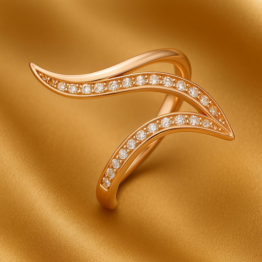 ゴールドダイヤモンドリング