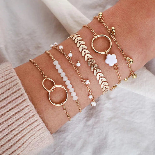 Oferta 1+1: Pack de Pulseras Boho en Oro