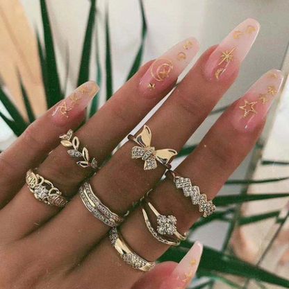 Unique premium pack of 8 to 12 rings