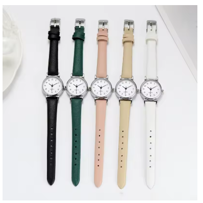 Luxurious Minimalist Dial Ladies Timepiece Silvertone