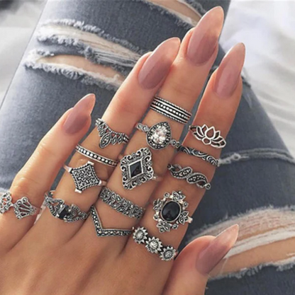 Unique premium pack of 8 to 12 rings