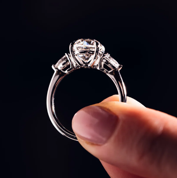 Nicola Round Pear Ring