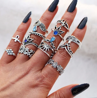 Unique premium pack of 8 to 12 rings