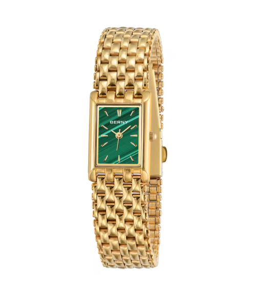 Vintage Inspired Gold Tone Quartz Prestige Timepiece