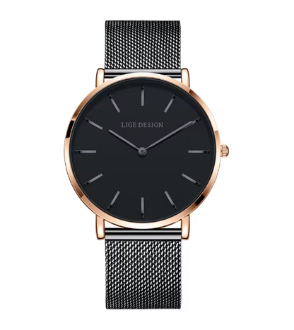Minimalist Stainless Steel Watch for Everyday Wear