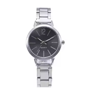 Reloj minimalista elegante en tono dorado y acero inoxidable