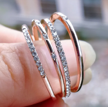 Čtvercový zirkonový prsten se čtyřmi diamanty