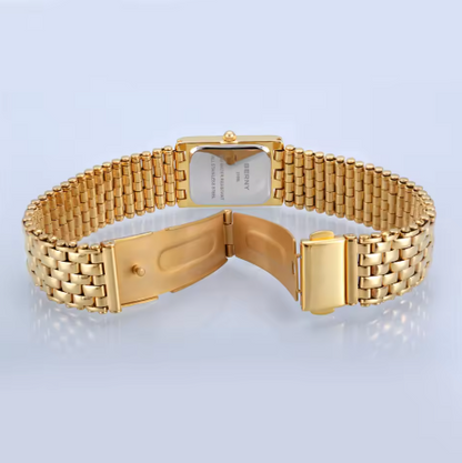 Vintage Inspired Gold Tone Quartz Prestige Timepiece