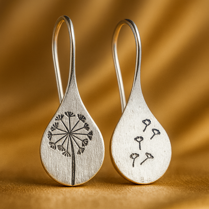 Luxe Dandelion Silver Drops