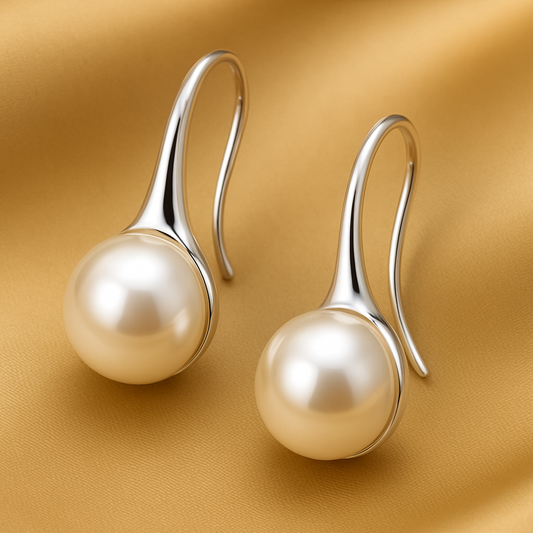 Elegant Pearl Drop Earrings