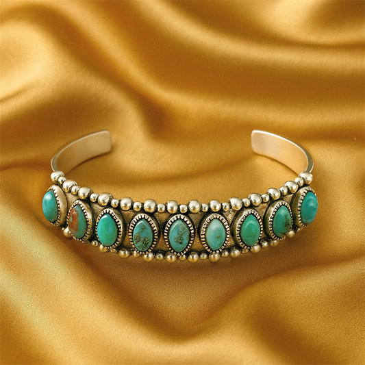 ヴィンテージターコイズストーンブレスレット