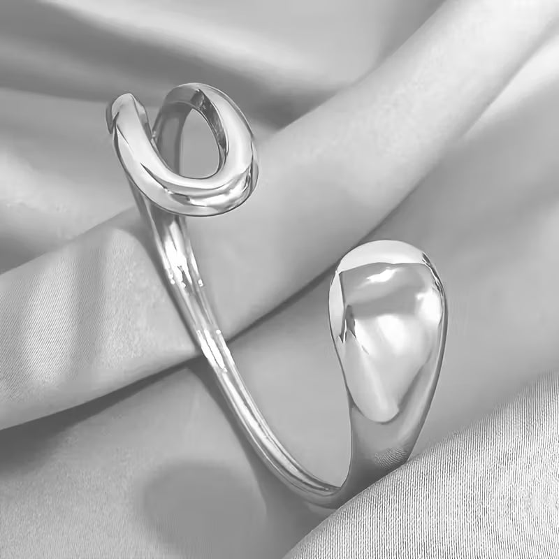 Sculpted Radiance Open Cuff