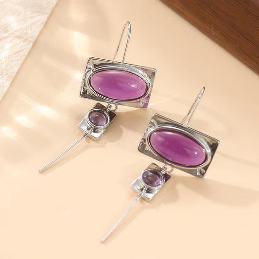 Twilight Amethyst Elegance Earrings