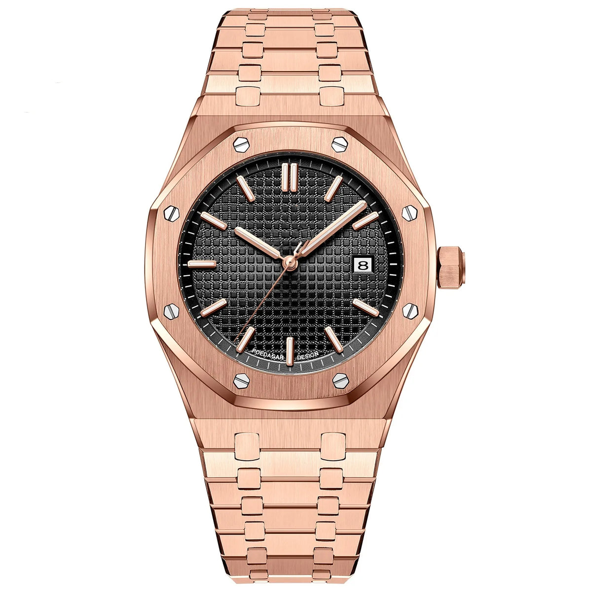 Elegant Luminous Calendar Watch For Professional Women