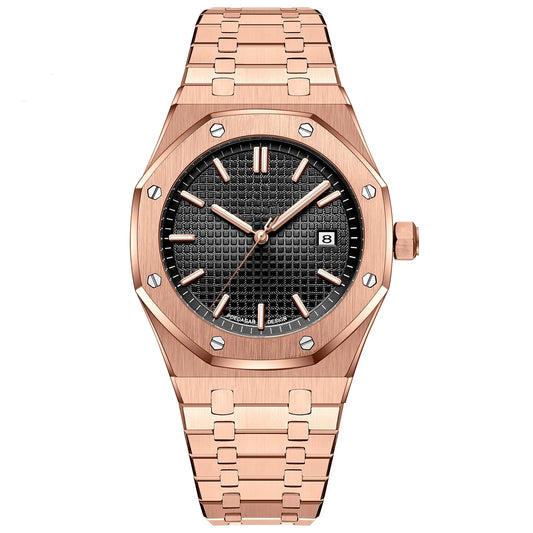 Elegant Luminous Calendar Watch For Professional Women