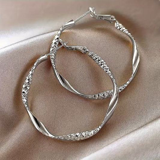 Twilight Spiral Radiance Hoops