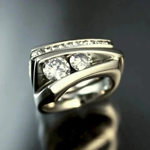 Anillo Fino Vintage de Circonita