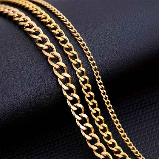 Minimalistický pánský kubánský řetízek