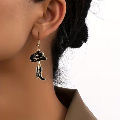 Western Noir Grace Drop Earrings