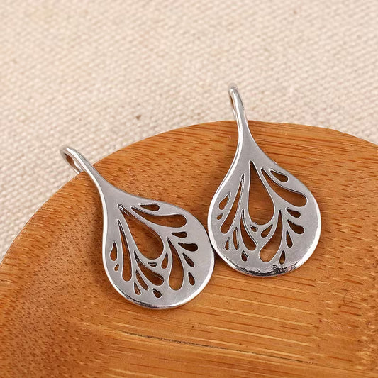 Whispering Petal Silhouette Earrings