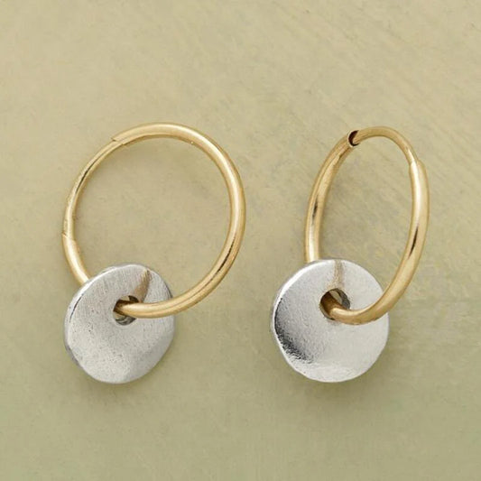 Pendientes Vintage en Oro y Plata