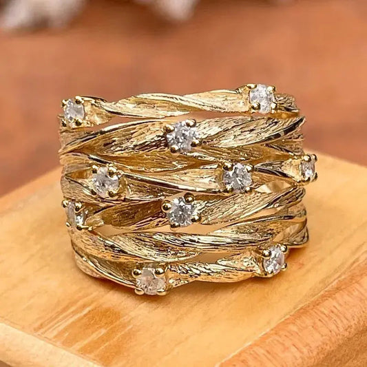 1+1 Offer: Vintage Gold Ring