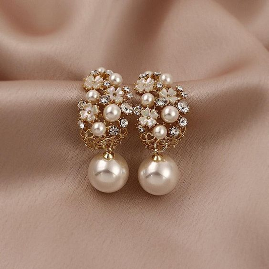 Oferta 1+1: Pendientes Elegantes de Perla.