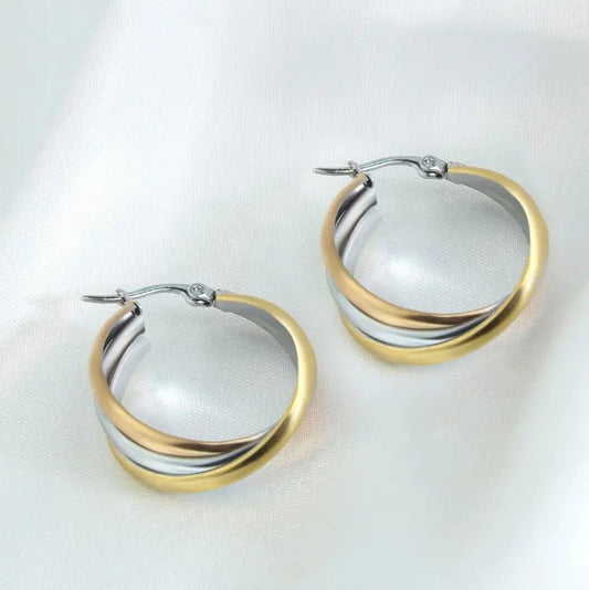 Pendientes Boho de Plata y Oro