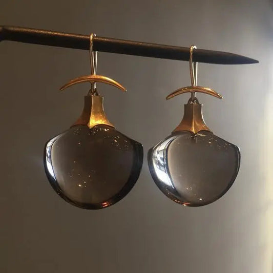 Pendientes Vintage Cósmicos con Cristal