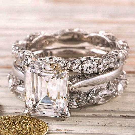 1+1 Offer: Vintage Silver Bright Layer Ring