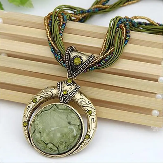 Akce 1+1: Náhrdelník Green Gold